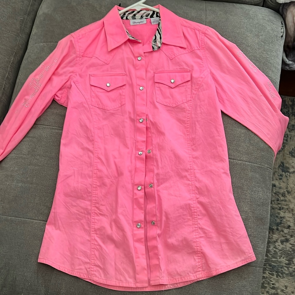 Pink Wrangler button down!